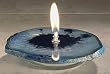 Agate Rock Candle - Blue