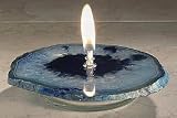 Agate Rock Oil Candle - Blue