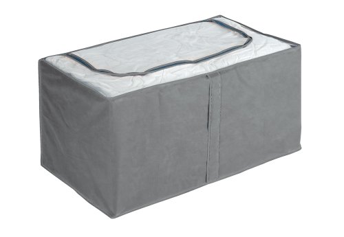 WENKO 4380711100 Jumbo-Box Libertà - atmungsaktives Vlies, 91 x 48 x 53 cm, grau