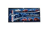 Mustang Generations 9 1/2 X 21 1/2 Mini Photoramic