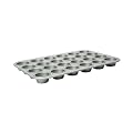 Swift Bakers Pride 40 x 28 x 3.5 cm 24 Cup Professional Non-Stick Mini Muffin Pan, Steel Grey