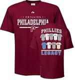 Majestic Philadelphia Phillies Maroon Cooperstown History Remix T-shirt (XX-Large)
