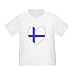 Finnish Flag Heart Ethnicity Toddler T-Shirt by CafePress