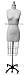 Dress Form: New Female Professional Dress Form With Collapsible shoulders Size 10