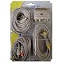 5m PC to TV-Out Cable Kit S-Video SVHS GOLD Audio 5m UK