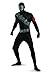 Snake Eyes Deluxe Bodysuit Costume,Black,X-Large/42-46