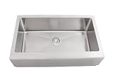 Tight Radius Corner 33 Apron Single Bowl Kitchen Sink