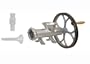 TD Industrial Cast Iron No. 32 Meat Grinder