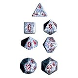 Chessex Dice: Polyhedral 7-Die Speckled Dice Set - Air