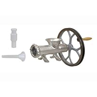 Meat Grinder #32 W/Pulley, Meat & Sausage Stuffer