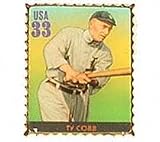 Cooperstown Ty Cobb Stamp Pin