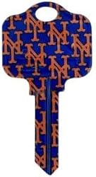 New York Mets Kwikset KW1 House Key