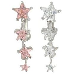 Four Star Belly Button Ring
