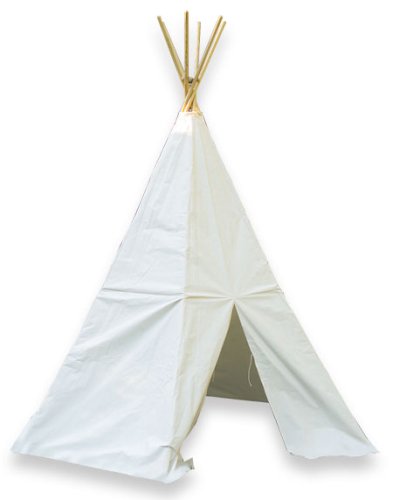 Childrens Toyshop  Toys : 7.5-Foot Plains Hideaway Tee Pee with Paints and Brush