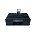 iLuv i198BLK Black Docking Station with MP3 CD audio, & dual alarm