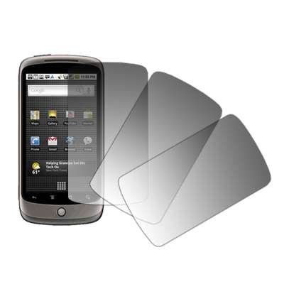 3 Pack of Premium Crystal Clear Screen Protectors for HTC Nexus One [Accessory Export Packaging] - Wireless Phone Accessory