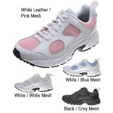 Women's FLASH Lace-up Athletic Sneaker - Black/Grey Combo Size: 6 Width: W - 1 pair
