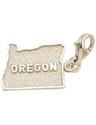 Rembrandt Charms Oregon Charm with Lobster Clasp