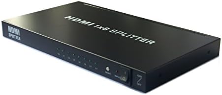 AMARCH SP1802 Is a 8 Port Hdmi Splitter1x8 (Hdmi Splitter 1 in 8out) in Metal Black.