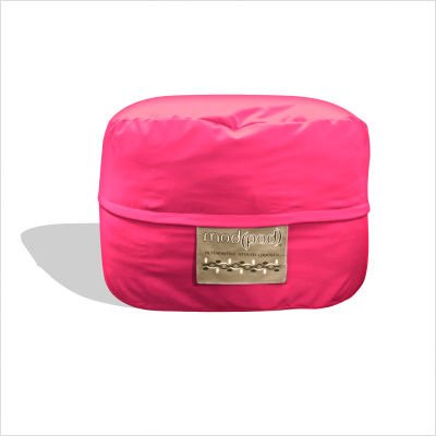 Elite Products Single Mod Pod FX 4-FT Bean Bag Chair in Hot Pink