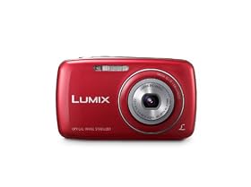 Panasonic Lumix DMC-S3 14.1 MP Digital Camera with 4x Optical Image Stabilized Zoom with 2.7-Inch LCD (Red)