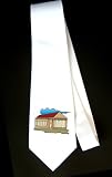 Party Decoration Necktie with dwelling, columns, Chicago