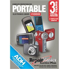 PORTABLE W/ADH 3YR DOP UNDER 1000