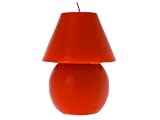Present Time Candle Wax Light lamp shape red, H.14cm,D.10cm