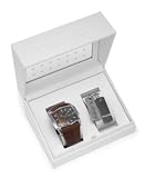 Diesel Leather DZ1455 Watch and Necklace Box Set