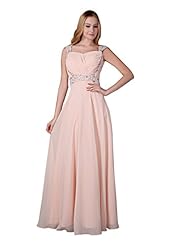 Chiffon Belted Beaded Sequined Evening Dress/Prom Dress 