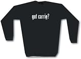 got carrie? Men's Sweat Shirt Small-White