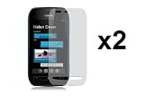 Nokia Lumia 710 (T-Mobile) - Premium Combo Pack - 2 Transparent Clear Screen Protectors + Atom LED Keychain Light