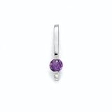 S/S Stellar White Amethyst Pend - GHSW129
