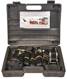 12 Piece Motorcycle Tie Down Kit - 1" S Hook Ratchet Straps / Soft Loops