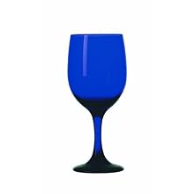 Libbey Premiere Cobalt Blue 11-1/2-Ounce Wine Glass, Set of 12