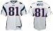 Randy Moss New England Patriots #81 Authentic Reebok NFL Football Jersey (White)