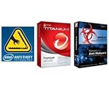 Intel Laptop Anti-Theft Lock Down Secure Service and Malwarebytes Anti-Malware 2013 Software and Trend Micro Titanium Premium Security Software Bundle