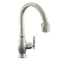 KOHLER K-690-VS Vinnata Kitchen Sink Faucet, Vibrant Stainless
