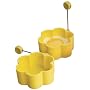 Amco Daisy Silicone Egg Poacher, Set of 2