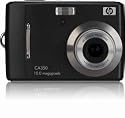 Bundle HP CA350 Black Digital Camera (10.3 Megapixel, 3x Optical Zoom, 2.7" LCD, up to 3200 ISO, Smile Blink & Face Detection) with Semi Hard Case, Sony Batteries & Charger