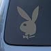 PLAYBOY - Vinyl Decal Sticker #A1434 | Vinyl Color: Silver Image