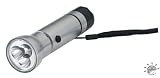 Emergency LED flashlight and Cell Phone Charger. Strong illumination and pocket size for camping and other outdoor activities.