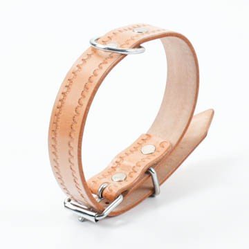 Hunde Halsband Büffelleder