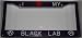 Paw Prints Purple Glitter I Love My Black Lab License Plate Frame
