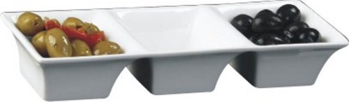 Ivyline 2512-24 Antipastischale aus Porzellan, 4,5 x 8 x 23,5 cm Preisvergleich