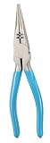 Channellock 318WS 8-3/8-Inch Long Nose Plier Side Cutter with Heavy Duty Wire Stripping Holes