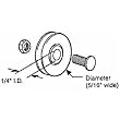 Prime Line Prod. 1326 Sliding Glass Door Roller