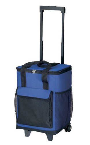 LARGE ROLLING INSULATED WHEELED COOLER BAG
