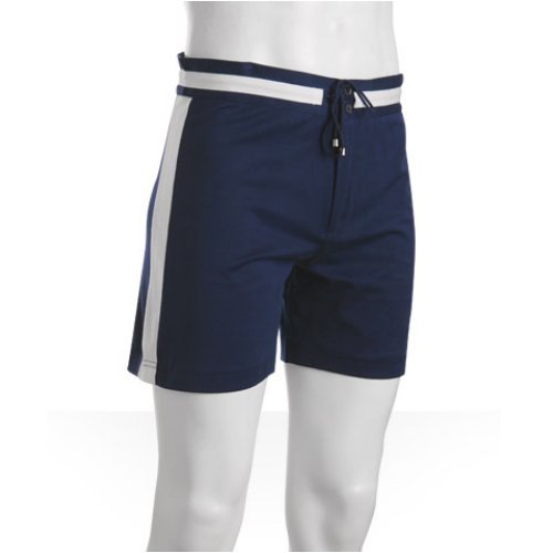 Adam by Adam Lippes navy cotton striped running shorts - Buy Adam by Adam Lippes navy cotton striped running shorts - Purchase Adam by Adam Lippes navy cotton striped running shorts (Adam + Eve, Adam + Eve Mens Shorts, Apparel, Departments, Men, Shorts, Mens Shorts, Plain Front, Plain Front Shorts, Mens Plain Front Shorts)