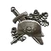 Original Handycop� Ansteckpin P90154 PIN aus Metall f�r Sammler Motiv - Stahlhelm mit eisernes Kreuz